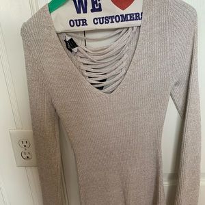 Bebe lace back sweater